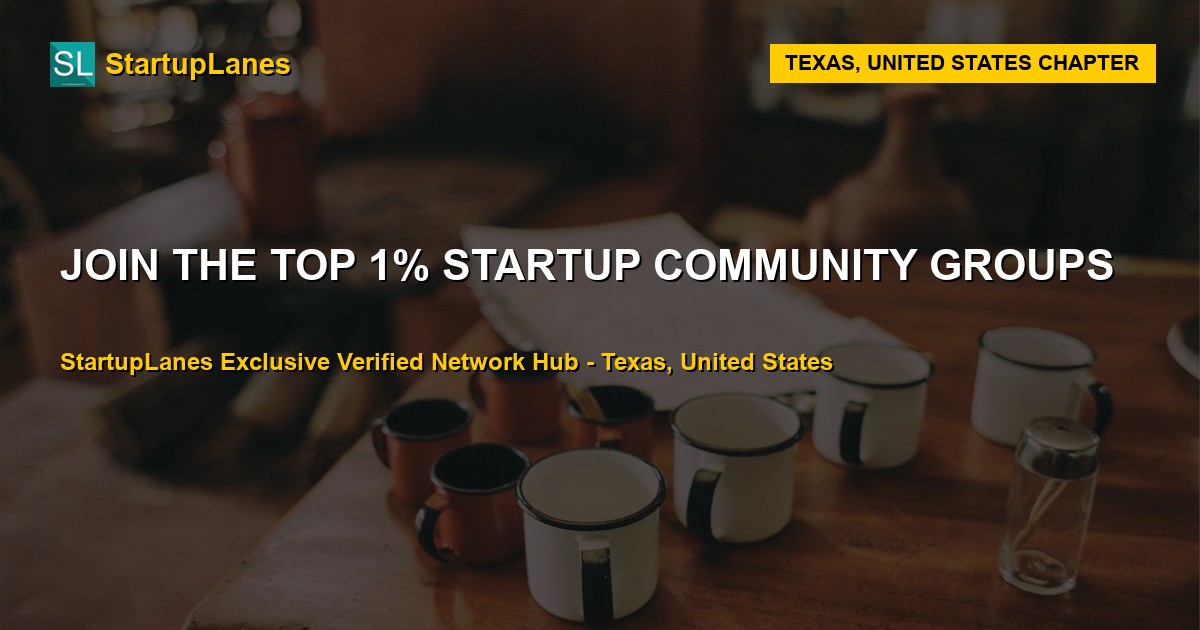 Startup WhatsApp Groups in Texas