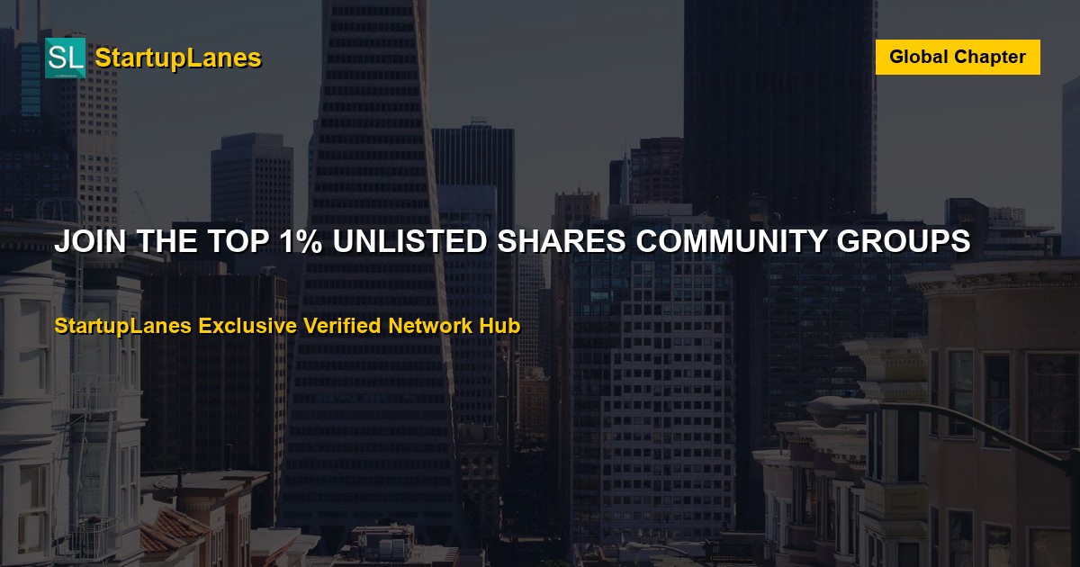 Unlisted Shares WhatsApp Groups Directory