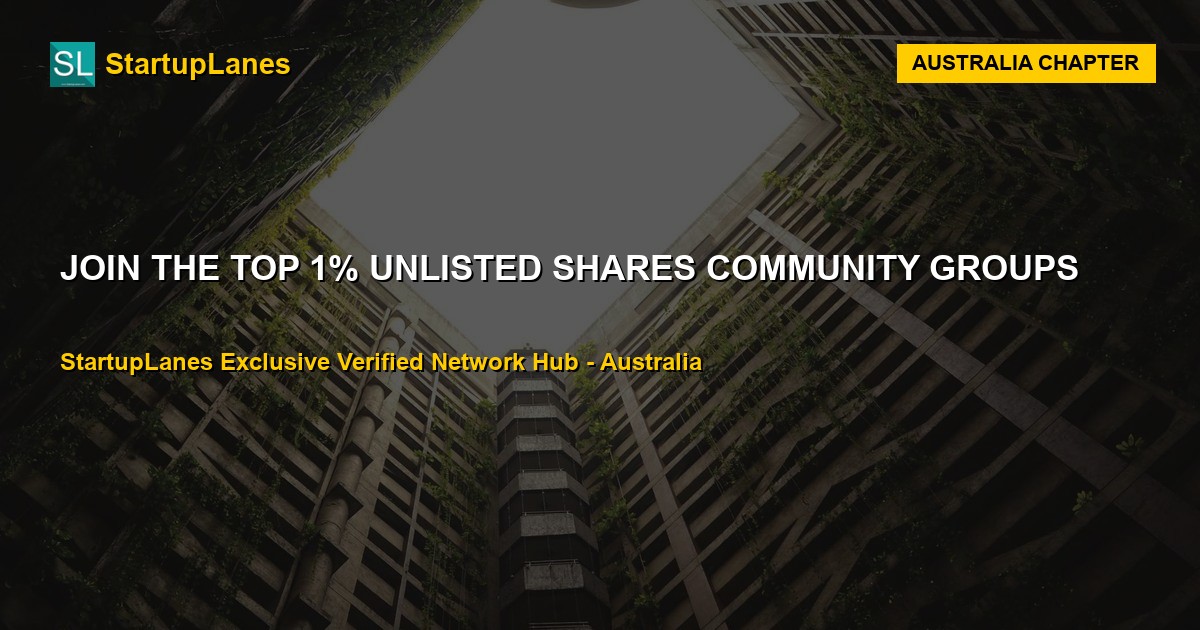 Unlisted Shares WhatsApp Groups in Australia