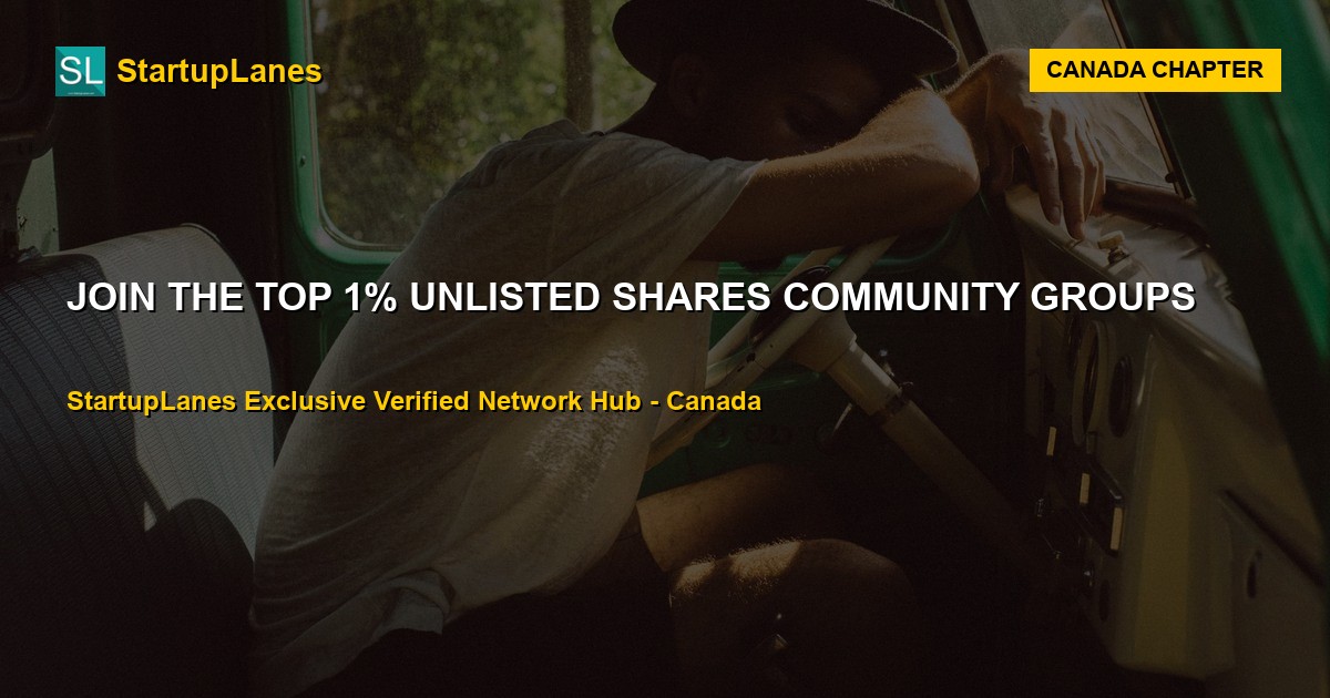 Unlisted Shares WhatsApp Groups in Canada