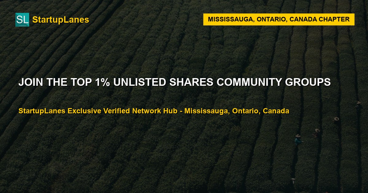 Unlisted Shares WhatsApp Groups in Mississauga