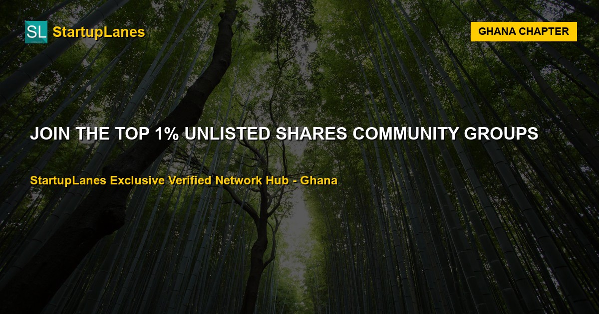 Unlisted Shares WhatsApp Groups in Ghana