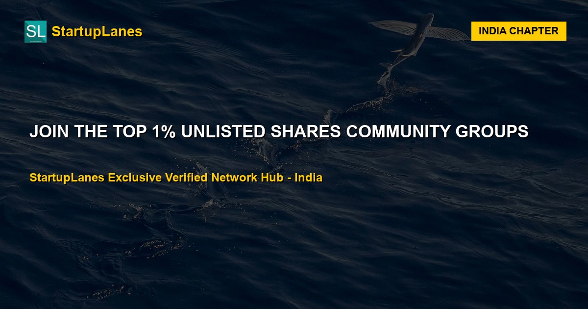 Unlisted Shares WhatsApp Groups in India