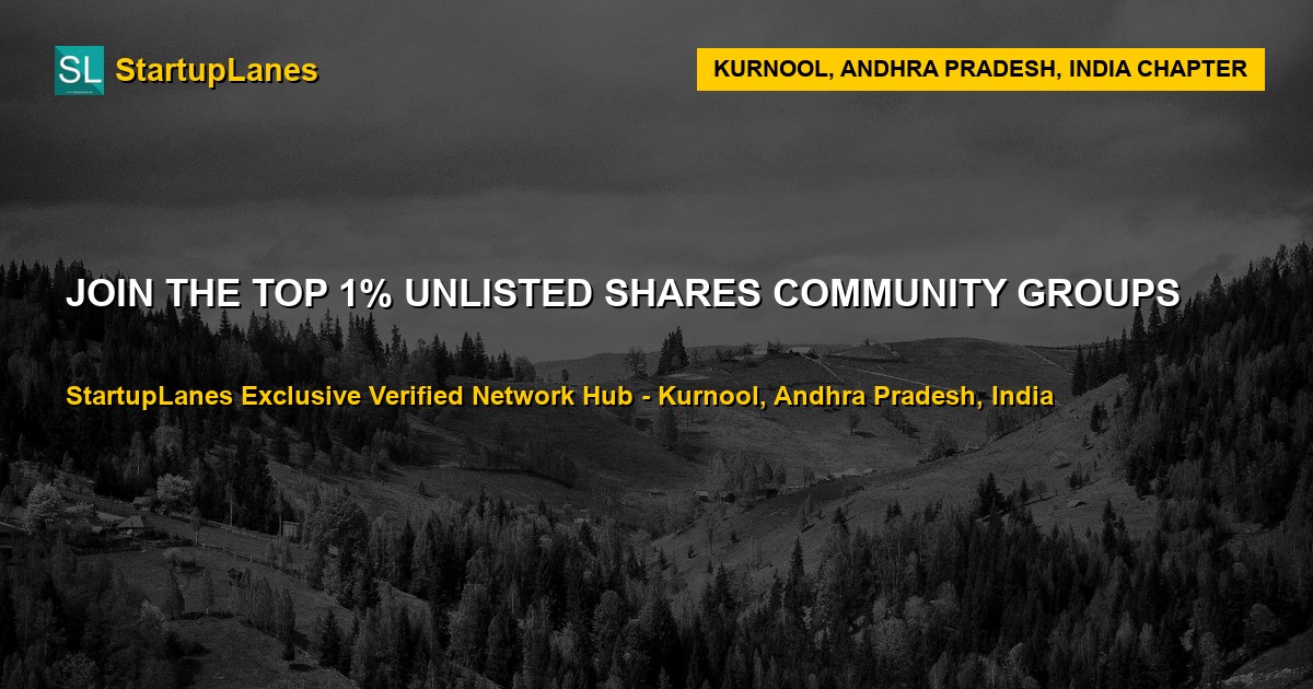 Unlisted Shares WhatsApp Groups in Kurnool