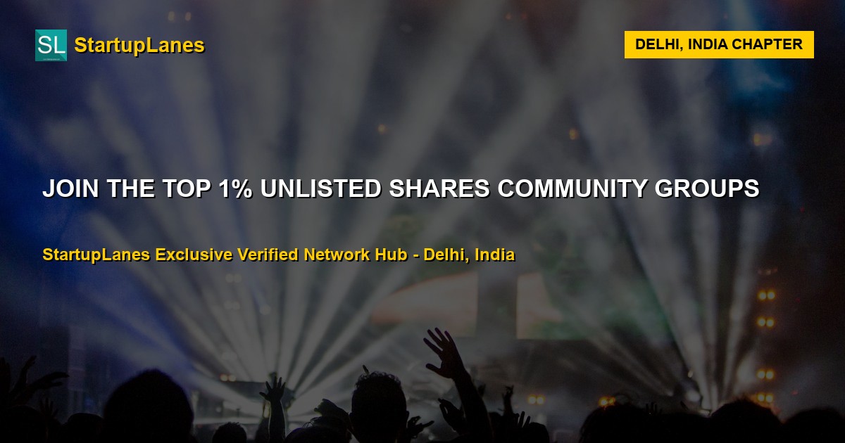 Unlisted Shares WhatsApp Groups in Delhi