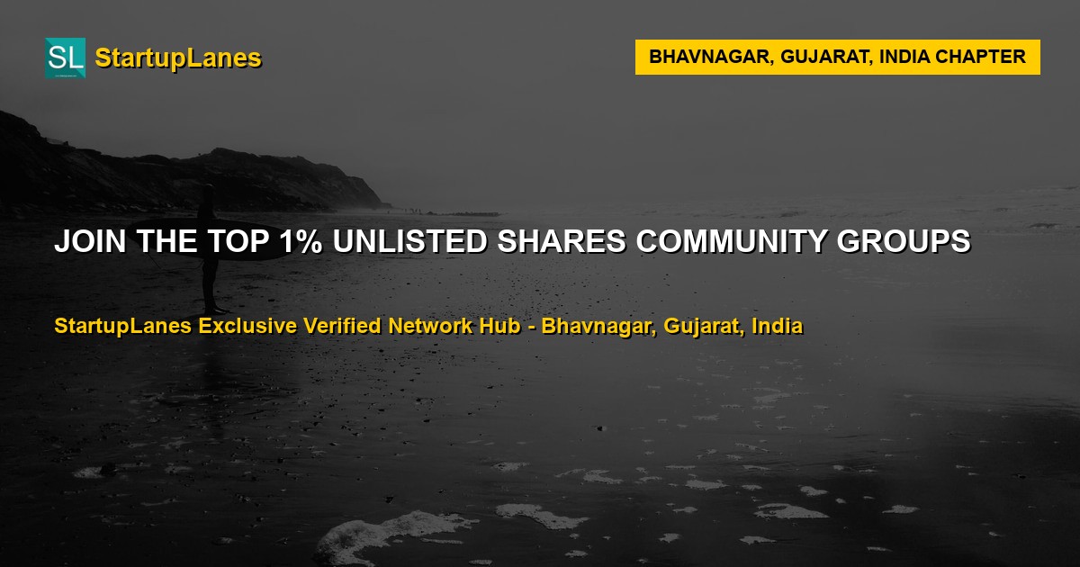 Unlisted Shares WhatsApp Groups in Bhavnagar
