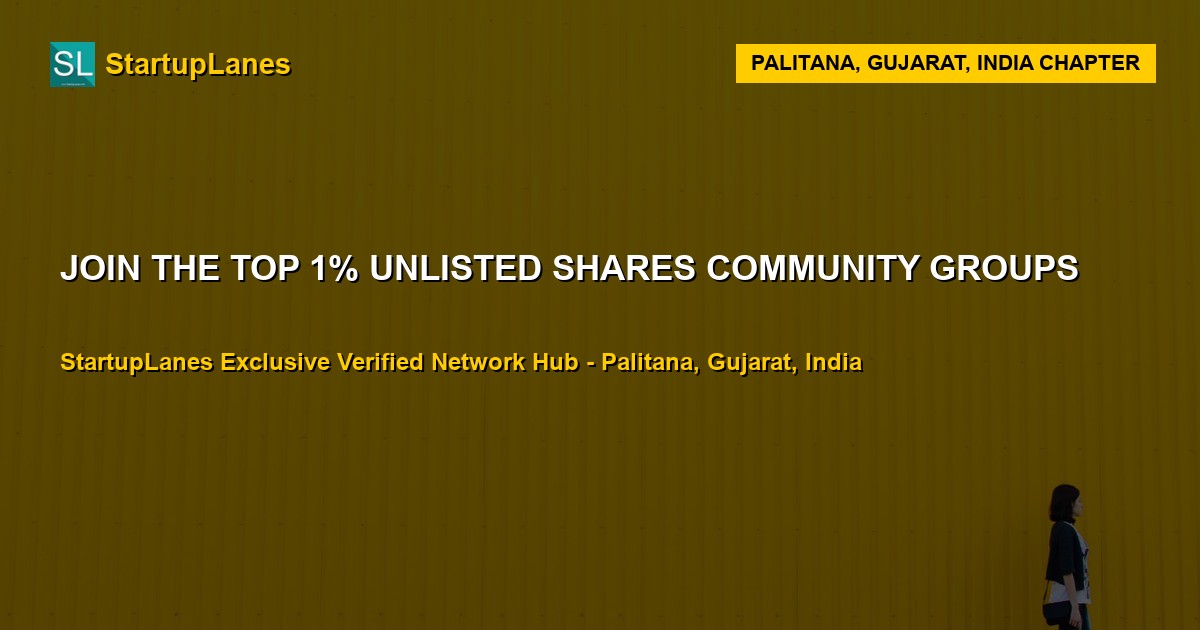 Unlisted Shares WhatsApp Groups in Palitana