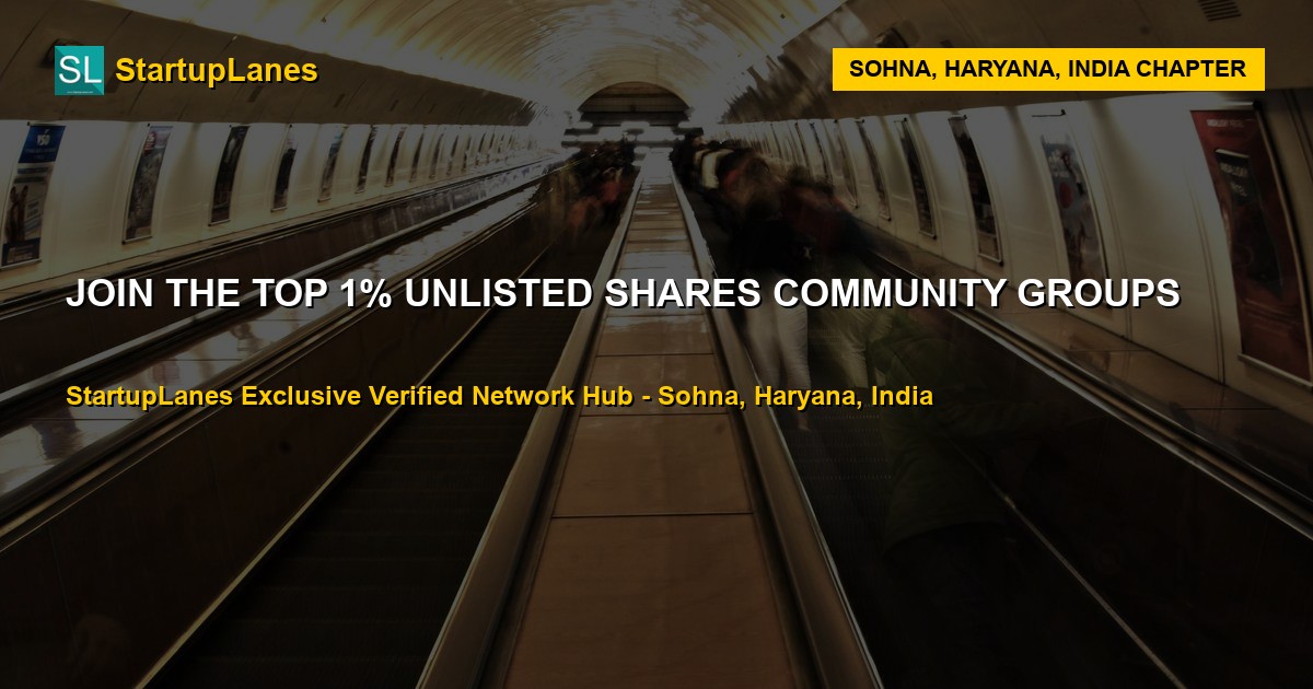 Unlisted Shares WhatsApp Groups in Sohna