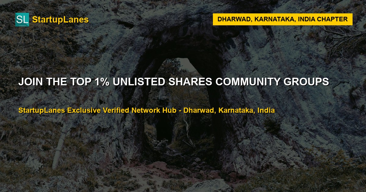 Unlisted Shares WhatsApp Groups in Dharwad