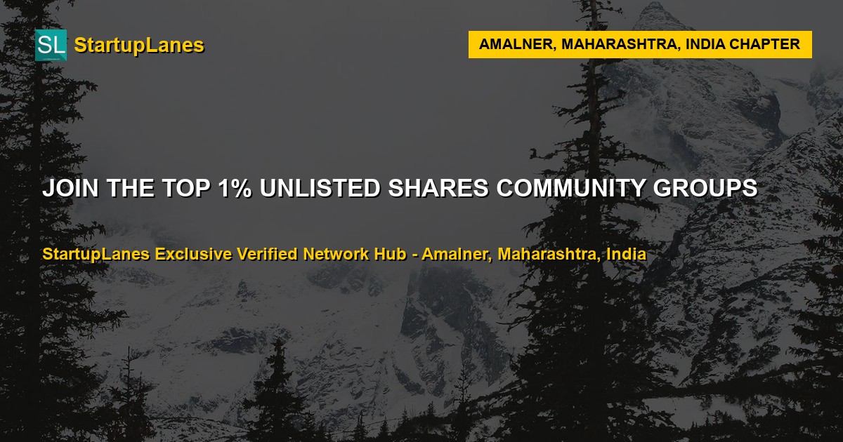 Unlisted Shares WhatsApp Groups in Amalner