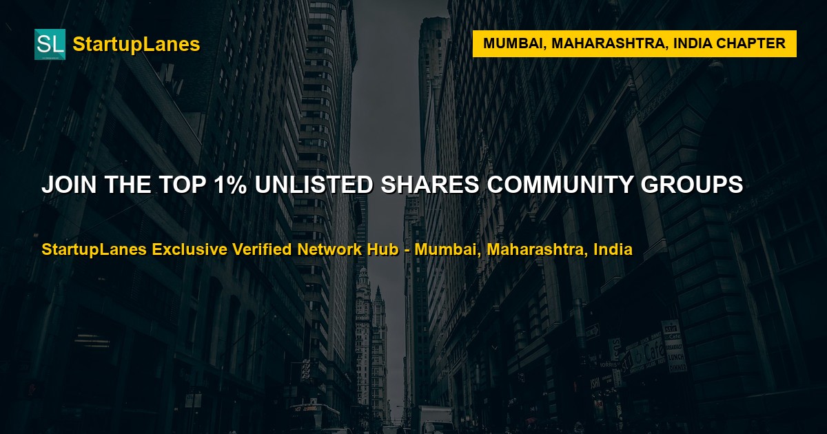 Unlisted Shares WhatsApp Groups in Mumbai
