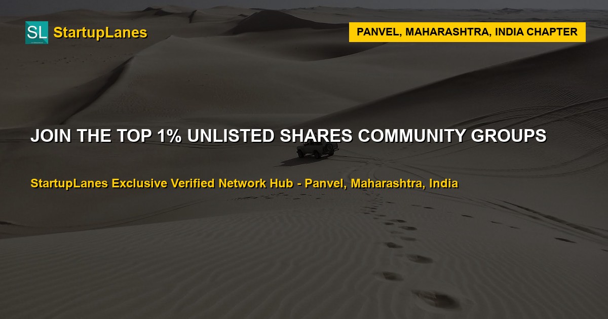 Unlisted Shares WhatsApp Groups in Panvel