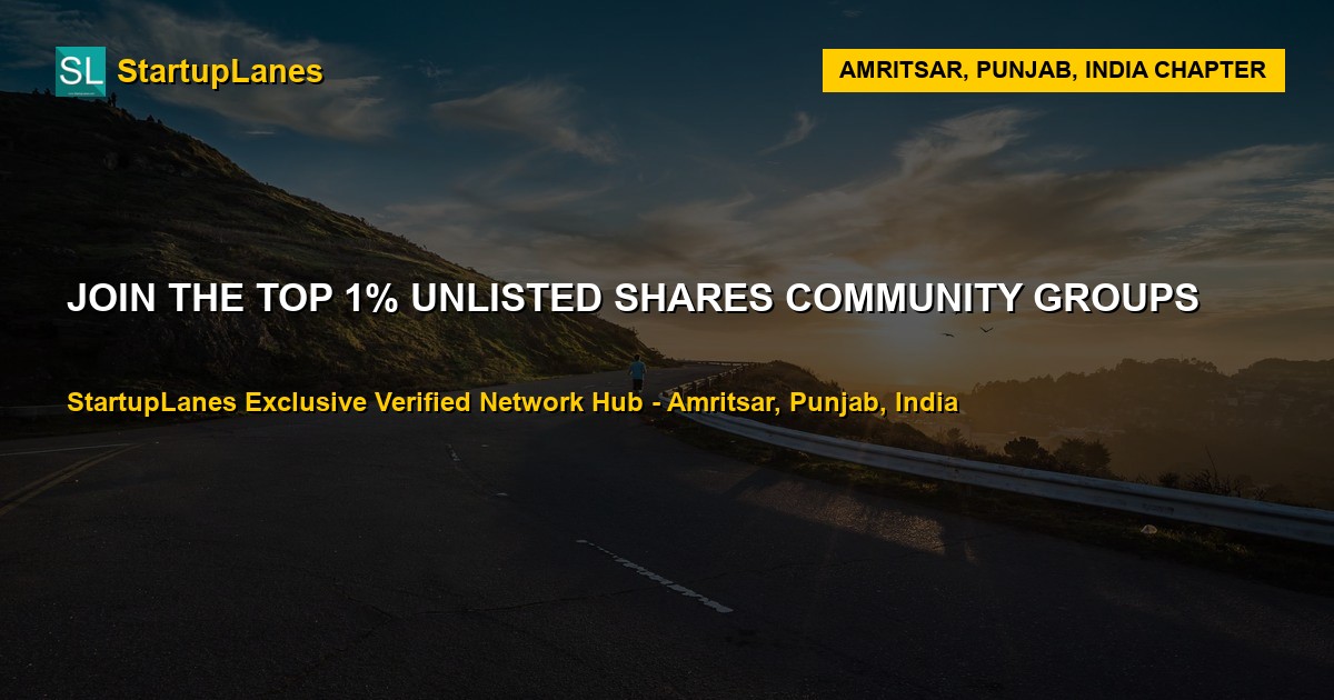 Unlisted Shares WhatsApp Groups in Amritsar