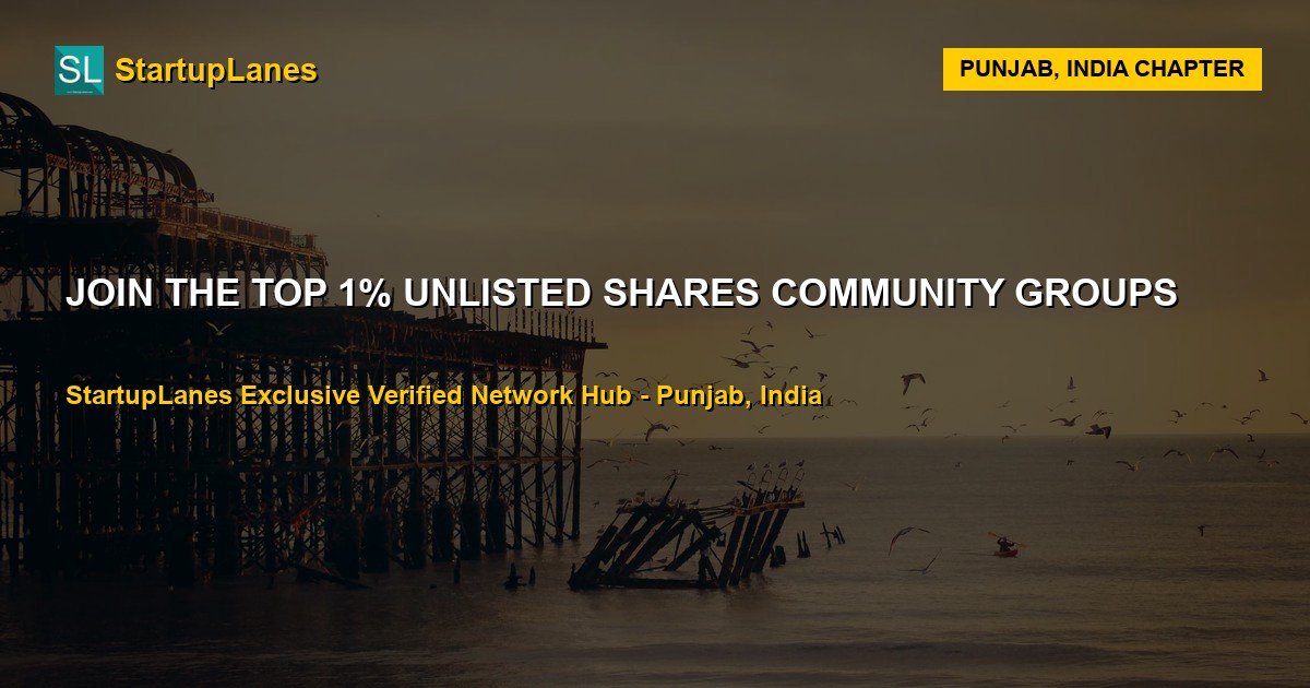 Unlisted Shares WhatsApp Groups in Punjab