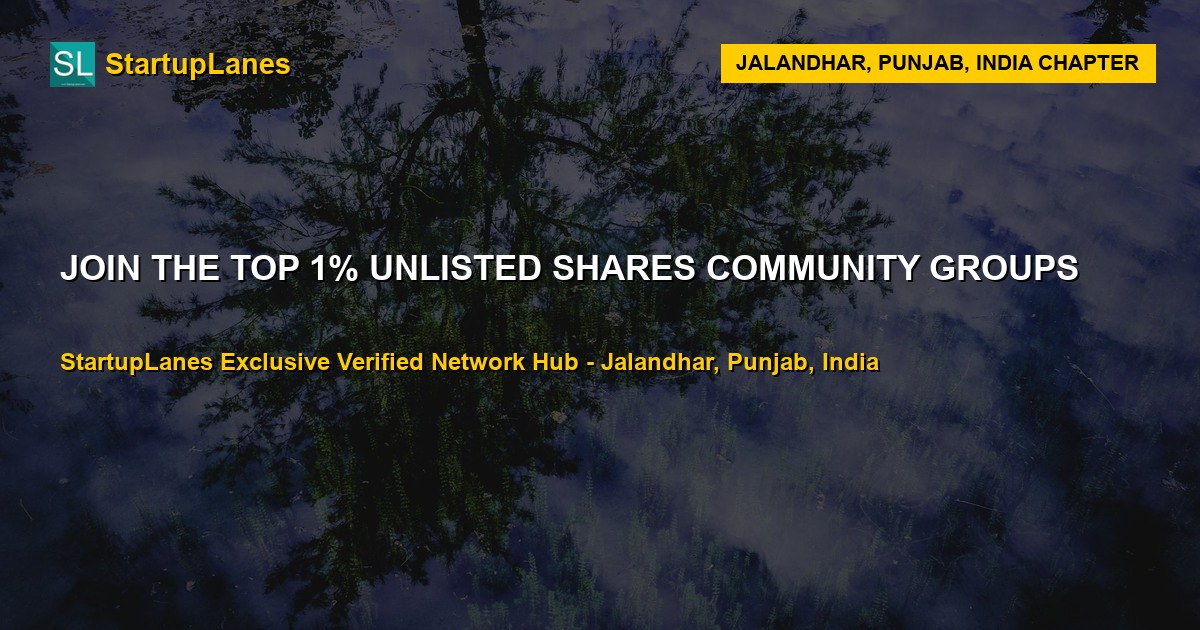 Unlisted Shares WhatsApp Groups in Jalandhar