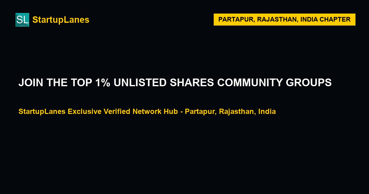 Unlisted Shares WhatsApp Groups in Partapur
