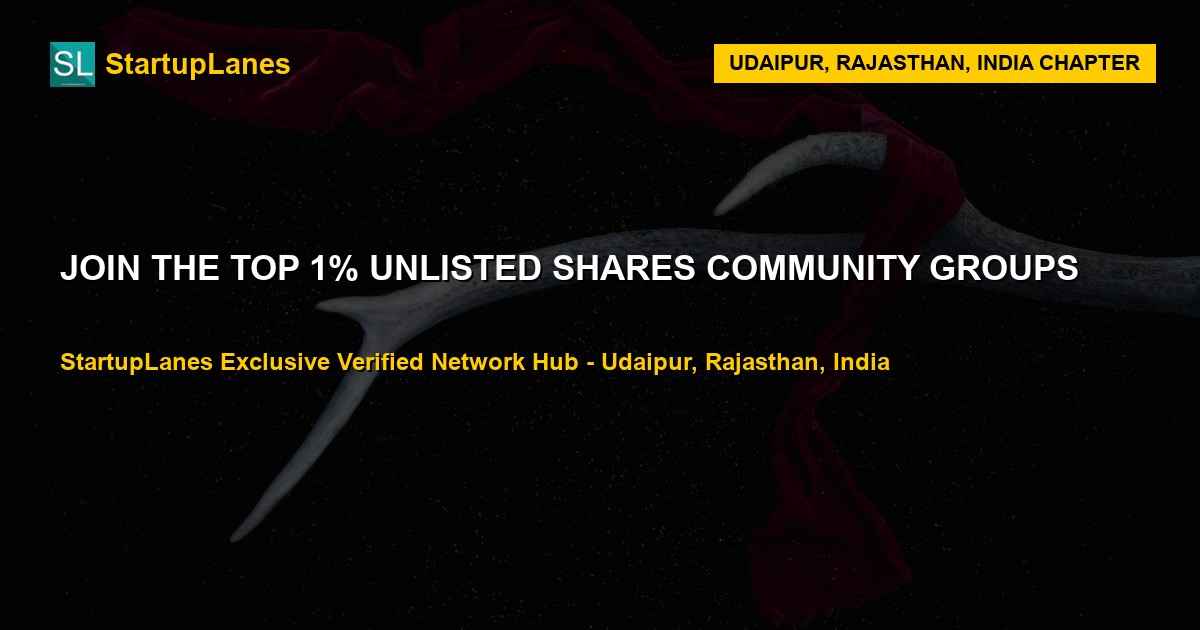 Unlisted Shares WhatsApp Groups in Udaipur