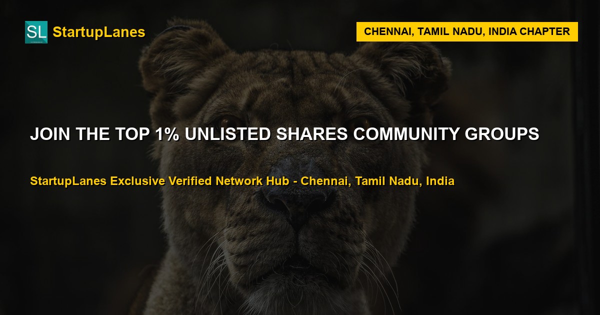 Unlisted Shares WhatsApp Groups in Chennai