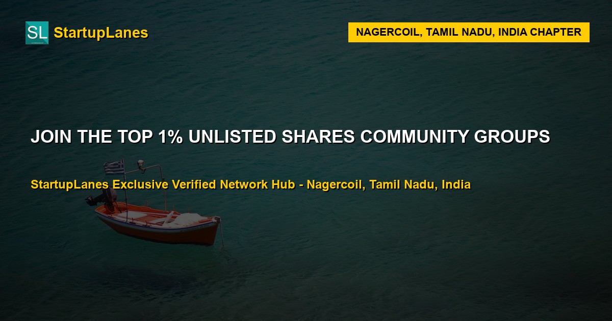Unlisted Shares WhatsApp Groups in Nagercoil