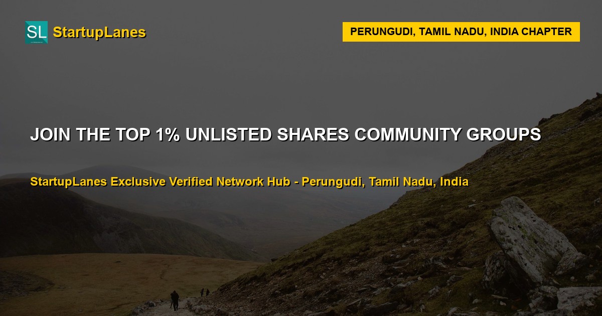Unlisted Shares WhatsApp Groups in Perungudi