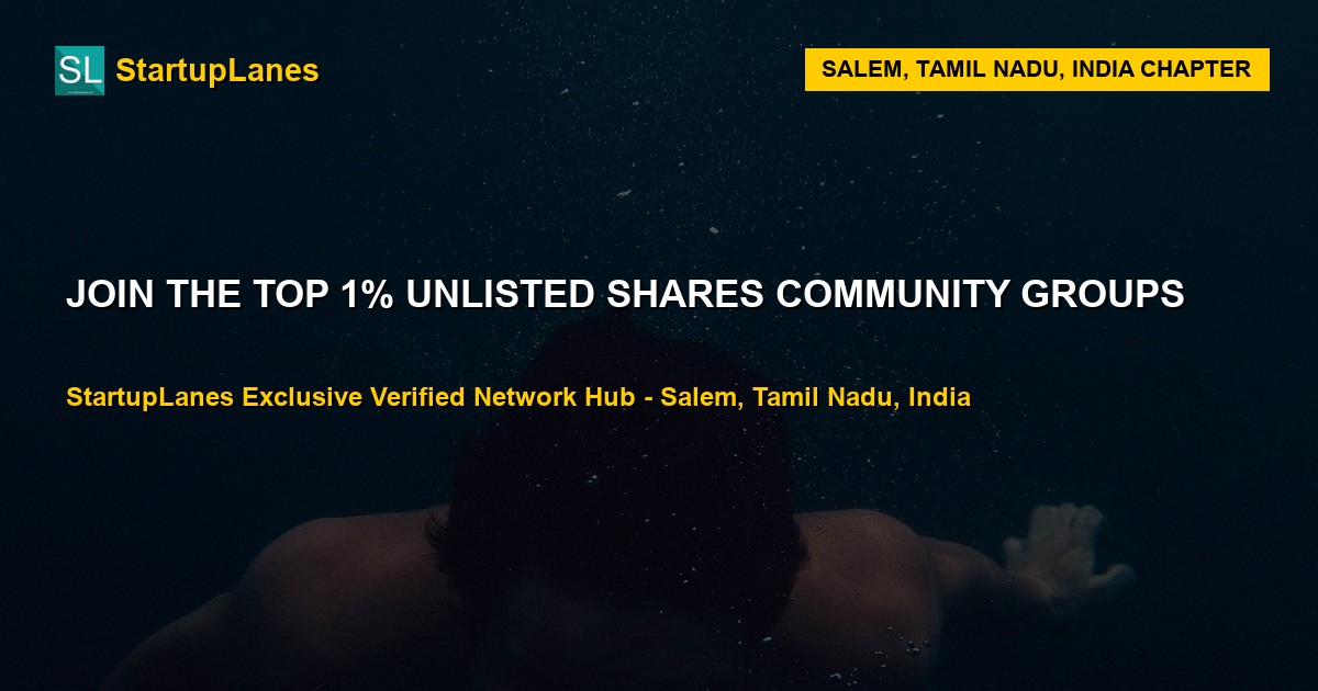 Unlisted Shares WhatsApp Groups in Salem