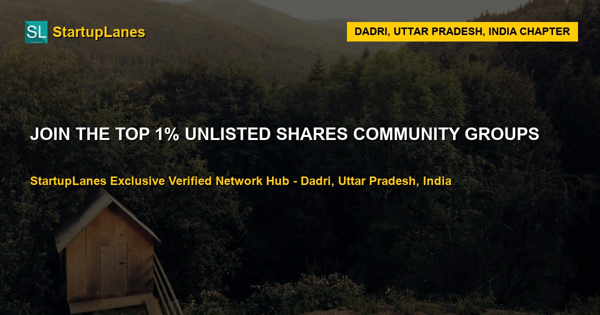 Unlisted Shares WhatsApp Groups in Dadri