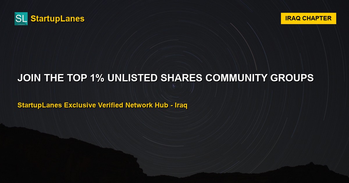 Unlisted Shares WhatsApp Groups in Iraq