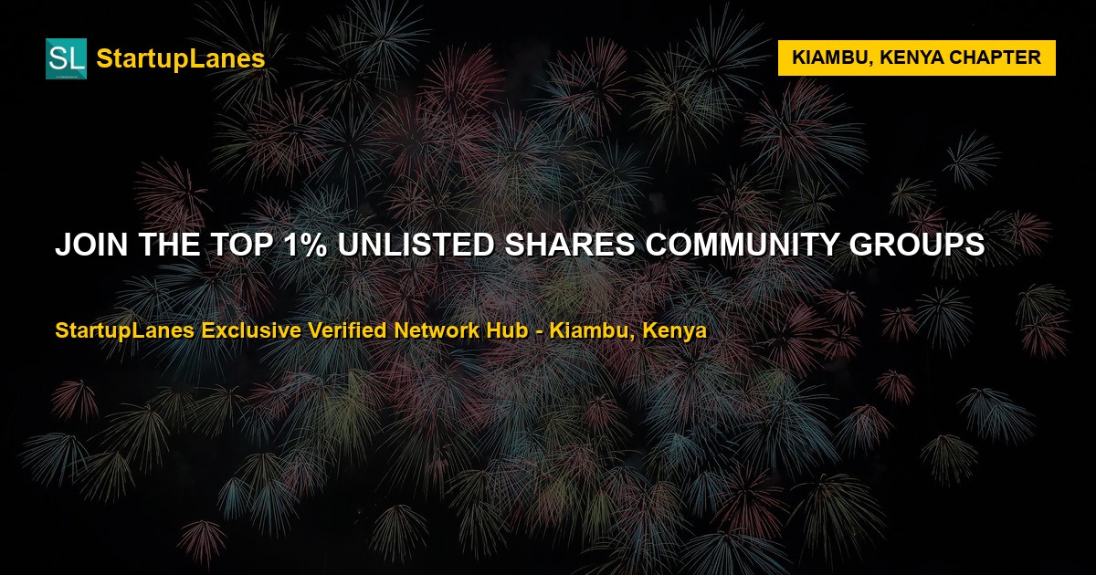 Unlisted Shares WhatsApp Groups in Kiambu