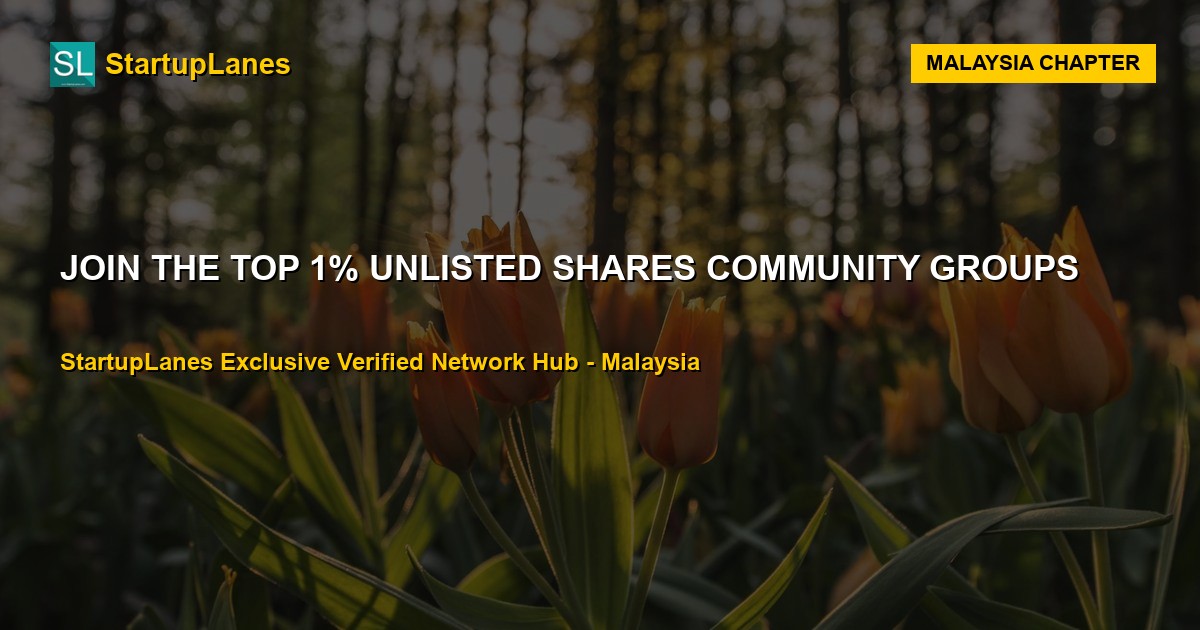 Unlisted Shares WhatsApp Groups in Malaysia