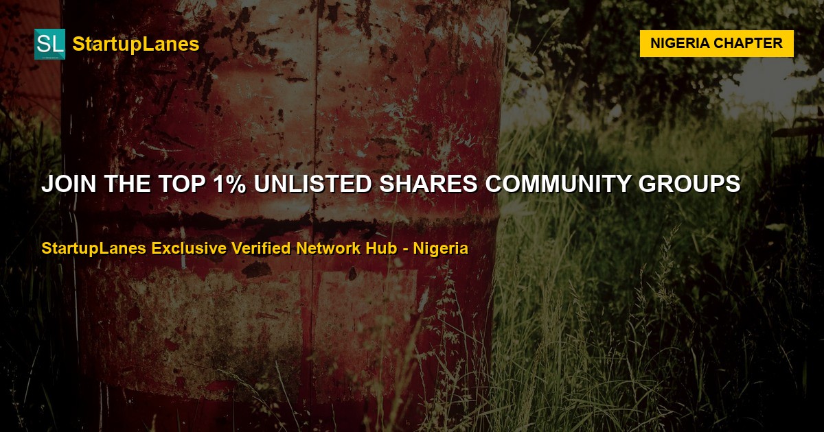 Unlisted Shares WhatsApp Groups in Nigeria
