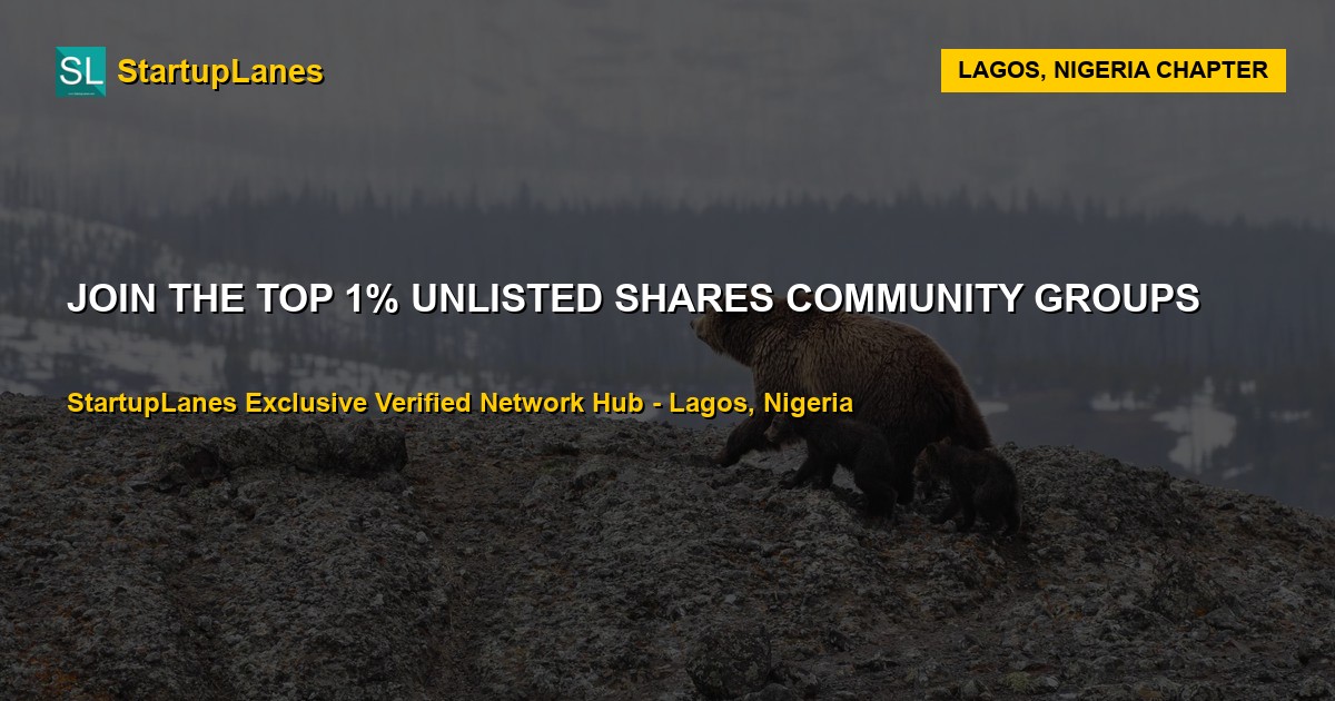 Unlisted Shares WhatsApp Groups in Lagos