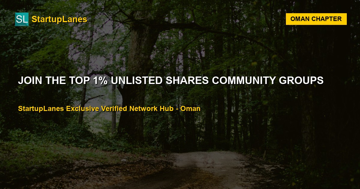Unlisted Shares WhatsApp Groups in Oman