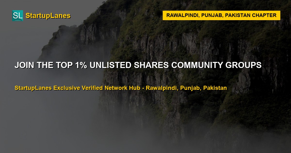 Unlisted Shares WhatsApp Groups in Rawalpindi