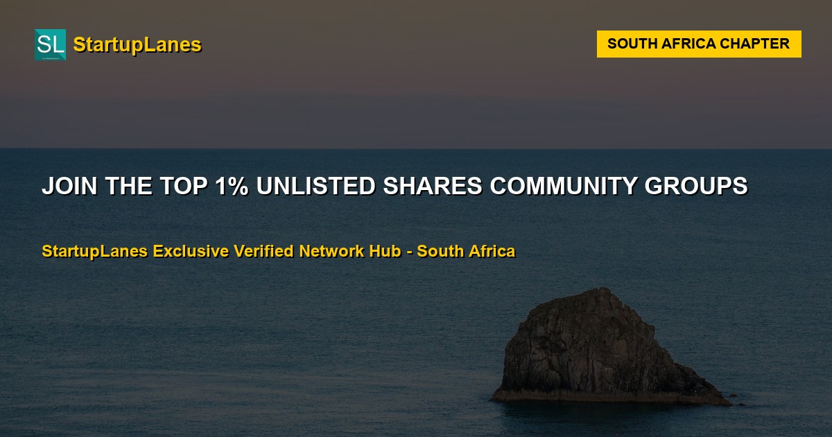 Unlisted Shares WhatsApp Groups in South Africa