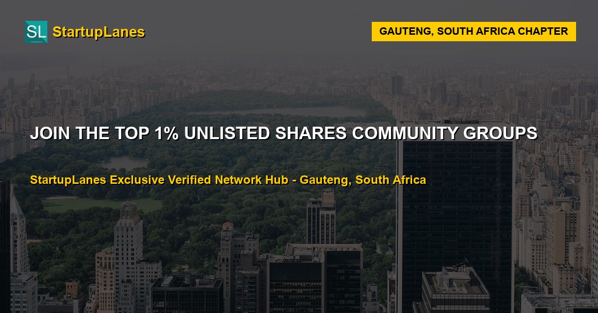 Unlisted Shares WhatsApp Groups in Gauteng