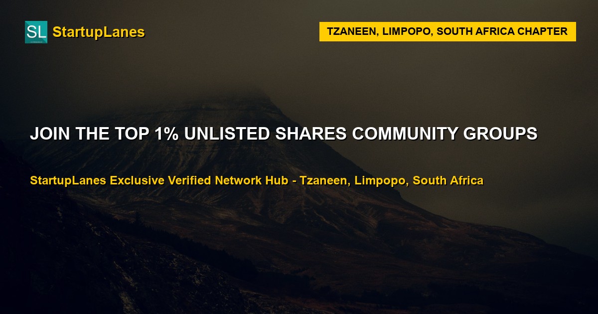 Unlisted Shares WhatsApp Groups in Tzaneen