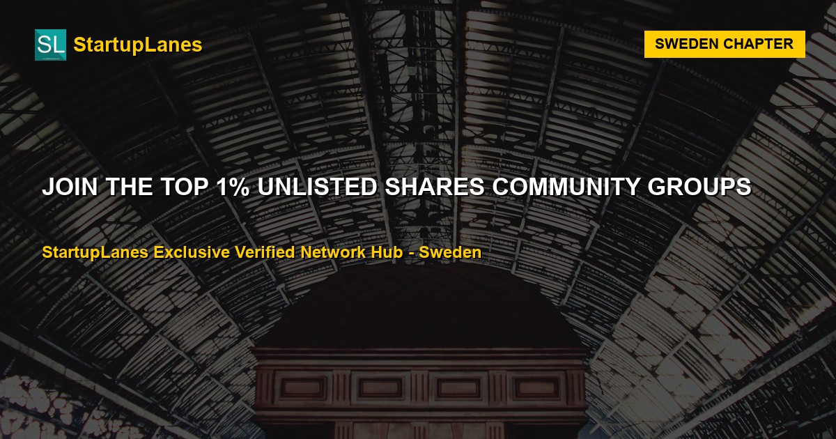 Unlisted Shares WhatsApp Groups in Sweden