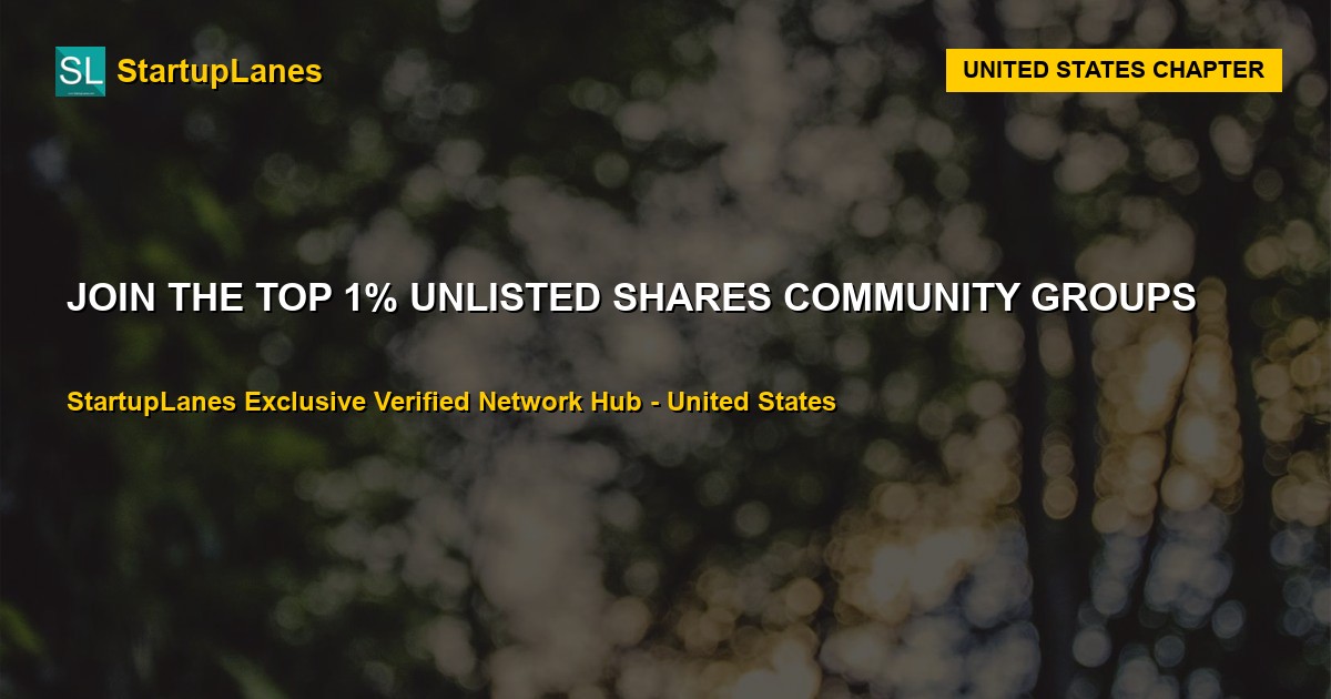 Unlisted Shares WhatsApp Groups in United States
